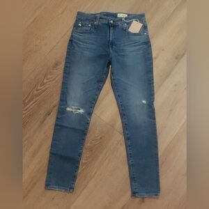 AG Adriano Goldschmied Farrah Ankle High-Rise Skinny Jeans 31 /12